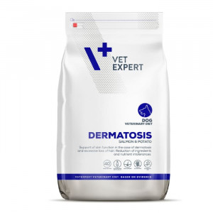 VETEXPERT VD DOG DERMATOSIS SALMON sausā suņu barība Lasis 2kg